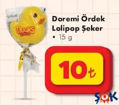 DOREMİ ÖRDEK LOLİPOP ŞEKER 15 G